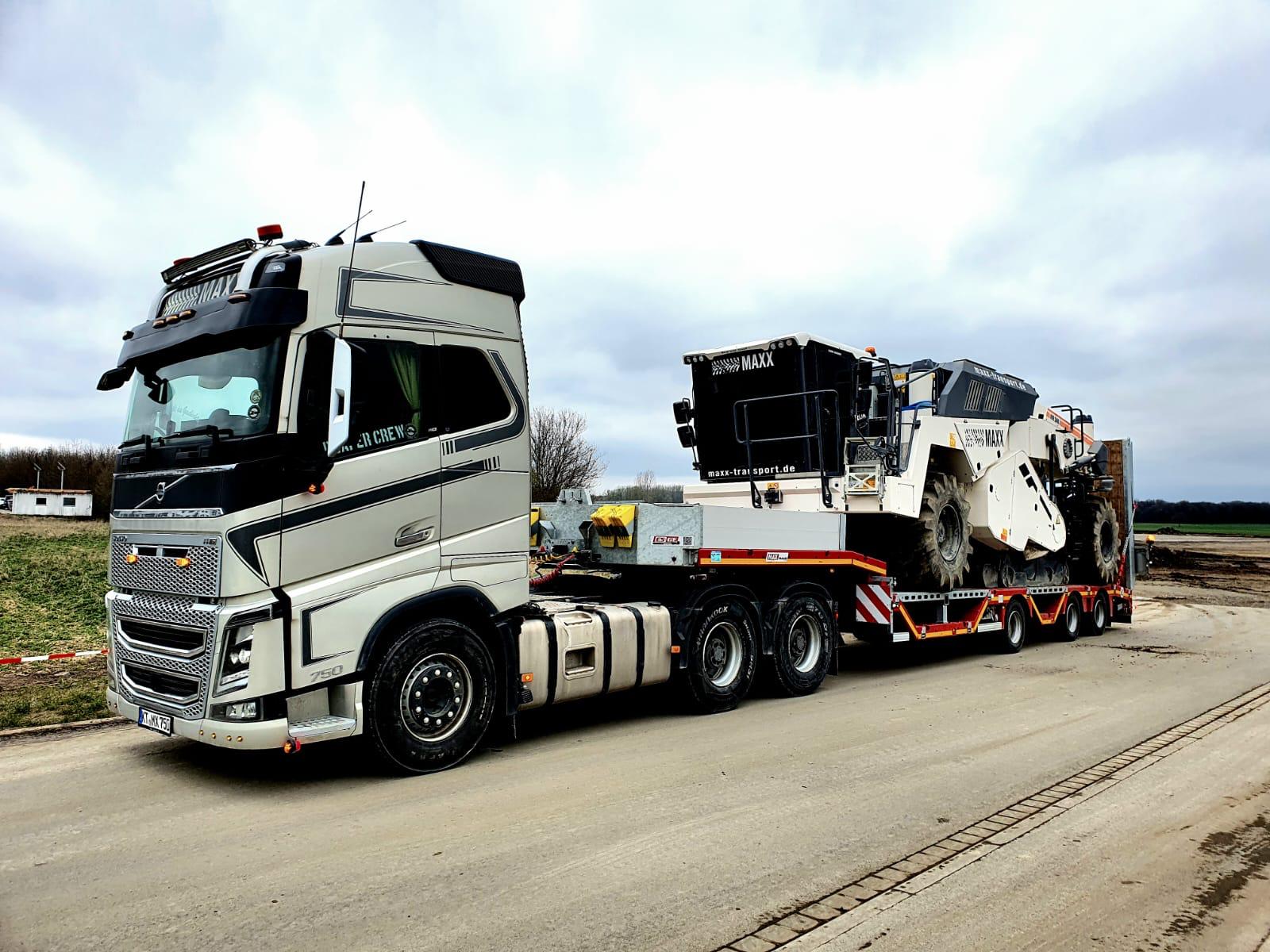 Baumaschinen Transport